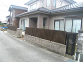 ブロックフェンス Y様邸施工後2